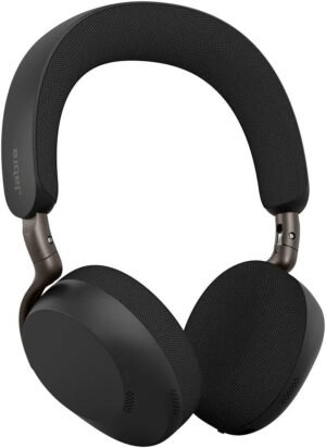 Jabra Evolve3 75 Headphones, MS Certified, 32mm Speaker Size, USB Type-C Connectivity, Digital MEMS Microphones, Jabra Advanced ANC with Adaptive Technology, Black