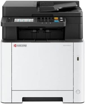 Kyocera ECOSYS MA2600cwfx A4 Colour Laser Multifunction Printer, 4 in 1 (Print, Copy, Scan, Fax) with Duplex, 26 PPM, 1200 x 1200 DPI, Wi Fi & Ethernet, 300 Sheet Input