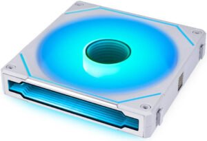 Lian-Li UNI FAN SL Infinity 140 Case Fan, 140mm Fan, 1600 RPM Fan Speed, 72.7 CFM Airflow, Fluid Dynamic Bearing, Single Pack, White