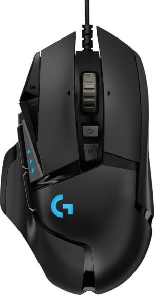 Logitech G502 HERO Gaming Mouse with Sensor (RGB Mice, 16'000 DPI, 11 Programmable Buttons, Laptop PC Computer Mouse, 5 Adjustable Weights, Balance Tuning)