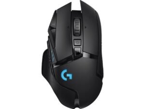 Logitech G502 LIGHTSPEED Wireless Gaming Mouse with HERO Sensor and Tunable Weights, 25.6K DPI, Net-gen HERO 16K Sensor, 11 Customizable Buttons and Hyper-Fast Scroll Wheel