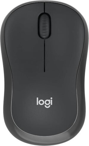 Logitech M241 Silent Bluetooth Mouse, Wireless, Compact, Portable, Smooth Tracking, 18-Month Battery, for Windows, macOS, ChromeOS, Compatible with PC, Mac, Laptop, Tablets, Graphite