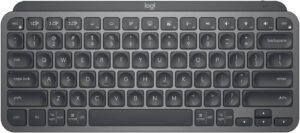Logitech MX Keys Mini for Business Wireless Illuminated Keyboard, Compact Design, Logi Bolt & Bluetooth, Multi-Device, USB-C Rechargeable, 10m Range, English-Arabic Layout, Graphite