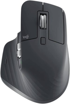 Logitech MX Master 3S for Business, Wireless Mouse with Quiet Clicks, 8K DPI, Secured Logi Bolt USB Receiver, Bluetooth, USB-C Charging, MagSpeed Scrolling, Windows/Mac//Linux - Grey