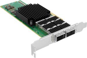 Mellanox MCX653106A-HDAT ConnectX-6 InfiniBand/Ethernet Adapter Card, HDR IB (200Gb/s) & 200GbE, Dual-Port QSFP56, PCIe3.0/4.0 x16, Tall Bracket