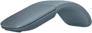 Microsoft Surface Wireless Arc Mouse, Ultra Thin & Ultra Light, BT 5.0, 1000 DPI BlueTrack Sensor, Smooth & Elegant Design, Up to 6 Months Battery Life, Windows/Mac, Ocean Blue