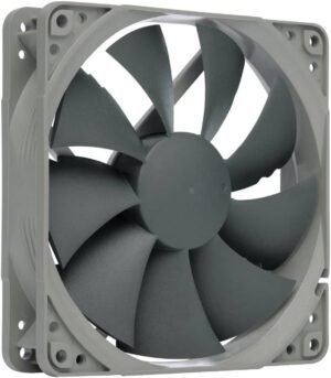 Noctua NF-P12 redux-1300 Case Fan, 120mm x 120mm Fan Size, 1300 RPM Fan Speed, 54.32 CFM Fan Airflow, SSO Bearing Type, Pressure-Optimized Nine Blade Design