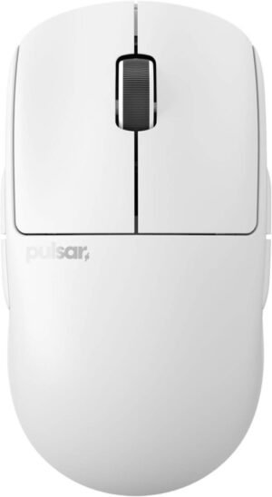 Pulsar Gaming Gears X2A v3 Wireless Gaming Mouse, Ultra Lightweight, Optical Switch, 32000 DPI, 750 IPS, XS-1 Sensor, 8k Compatible (Medium, White)