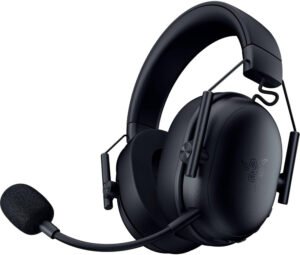 Razer Blackshark V3 X Hyperspeed Gaming Headset, TriForce 50 mm Drivers Gen 2, Detachable HyperClear Cardioid 9.9 mm Mic, HyperSpeed Wireless, Up to 70H Battery Life, PC, Black