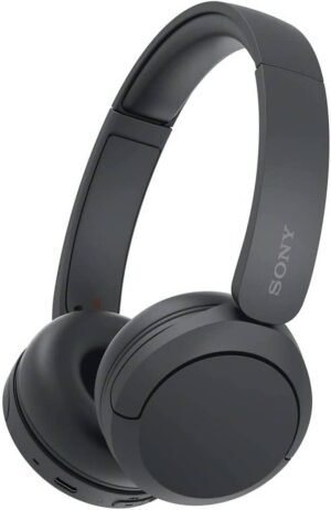 Sony WH-CH520 Wireless Headphones, Bluetooth 5.2, 2.4GHz Band Frequency, Up to 40 Hours Continuous Communications, Up to 3 Hours Charing Time, Black