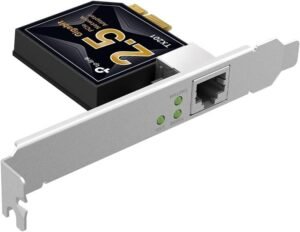 TP-Link 2.5 Gigabit PCI Express Network Adapter, Low-Profile and Full-Height Brackets, Supports Windows 11/10/8.1/8/7, Windows Servers RS 2022/2019/2016/2012 R2/2012/2008 R2, Linux
