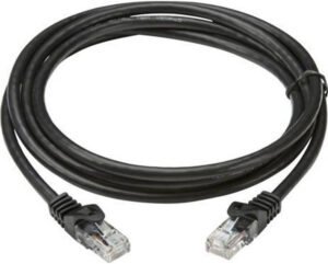 AICO 0.5M Cat6 Unshielded Network Cable RJ45, 0.5 Meter, UTP, Black Ethernet / Patch / LAN / Router / Modem Lead