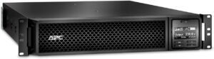APC SRT 3000VA Smart-UPS, 2700 Watt Rated Power, 8 IEC 60320 C13 / 2 IEC Jumpers / 2 IEC 60320 C19 Connection Type, 2U Rack Unit, 2.44 m Cable Length, Black