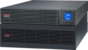 APC SRV RM On-Line 10000VA Easy UPS, With External Battery Pack and Rail Kit, 230V Input Voltage, 5U Rack Unit, 10000W Rated Power, Black