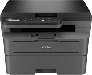 Brother DCP-L2625DW Mono Laser Printer, Up to 34 PPM Printer Speed, 49 dB(A) Noise Level, Hi-Speed USB, Wired & Wireless Connectivity, 250 Sheets Input Tray, Black