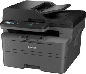Brother DCP-L2640DW Compact Mono Laser Multi-Function Printer, Print, Scan, Copy, Up to 34/36 ppm (A4/LTR) Print Speed, 1200 x 1200 dpi Resolution, 2 Lines LCD Display, Black