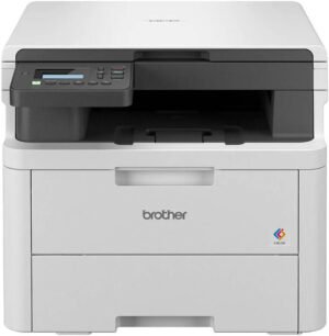 Brother DCP-L3520CDW Color Laser Printer, Print, Scan, Copy, Up to 18/19 ppm Print Speed, Up to 600 x 600 dpi Resolution, 2 Lines LCD Display, Up to 250 Sheets Capacity, White