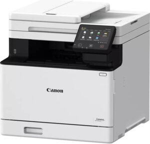 Canon i-SENSYS MF752Cdw Multi-Funtional Laser Printer, Print, Copy, Scan, Up to 33ppm Print Speed, 5" LCD Color Touch Panel, Up to 1200 x 1200 dpi Print Resolution, 50-Sheet ADF, White