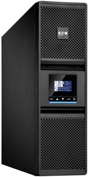 Eaton 9SX RT3U Gen2 Online Double-Conversion UPS, 5000VA Rating, 5000W, Rack/Tower 3U, 8 C13 + 3 C19 Outlets, Hot-Swappable Batteries, Graphical LCD Power Protection UPS