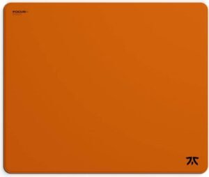 Fnatic Focus3 Max L Premium Gaming Mousepad, Genuine Poron Material, Smooth Surface for Precision, Ergonomic Design, Size 480 x 400 x 6mm for Enhanced Control and Comfort, Orange