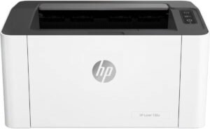 HP LaserJet 108w Wireless Mono Laser Printer, High-Speed 21ppm Black Print, 1200x1200 DPI Sharp Resolution, USB 2.0 & Wi-Fi Connectivity, A4 Single-Function, HP Smart App Mobile Printing