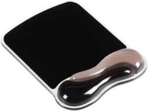 Kensington Duo Gel Mouse Pad Wrist Rest, Ergonomic Mouse Pad With Gel Wrist Support, Ventilation Channel Cooling Design, Non Slip Base, Easy Clean Durable Surface, Smoke