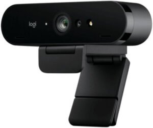 Logitech Brio 4K Ultra HD Webcam with HDR, 5 Digital Zoom, Adjustable Field of View, Dual Noise Canceling Mics, Windows Hello & Privacy Shutter