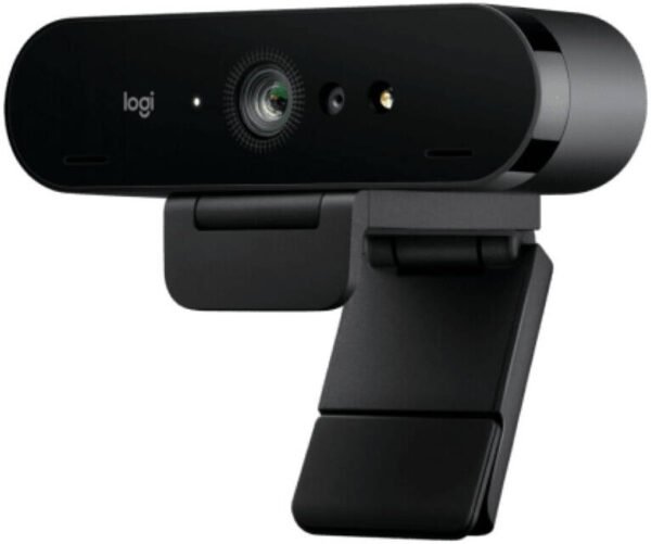 Logitech Brio 4K Ultra HD Webcam with HDR, 5 Digital Zoom, Adjustable Field of View, Dual Noise Canceling Mics, Windows Hello & Privacy Shutter
