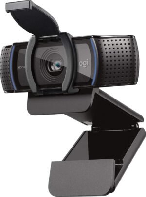 Logitech C920S HD Pro Webcam with Privacy Shutter - Widescreen Video Calling and Recording, 1080p Streaming Camera, Desktop or Laptop Webcam