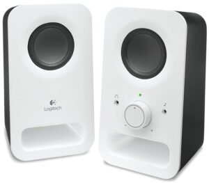 Logitech Z150 Multimedia Speakers with Stereo Sound for Multiple Devices (White)