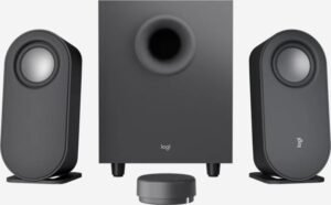 Logitech Z407 Bluetooth® Computer Speakers with Subwoofer and Wireless control 3.5 mm Bluetooth: 5.0 Micro-USB input - Z407