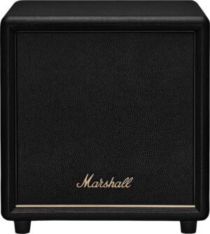 Marshall Heston Sub 200 Wireless Subwoofer, Deep Precise Bass, Bluetooth LE Audio, App Control, Rugged Eco Design, Versatile Placement, Updates, 79% Recycled Plastic, Black