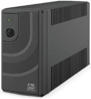 Mercury MAVERICK 750 Line Interactive UPS, 750VA / 360W, Auto Restart while AC Recovery, Green Power Function, Microprocessor Control, DC Start Function, Black