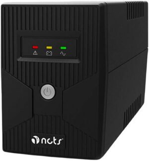 NCTS QSTROM L SERIES 1500VA Line Interactive UPS, Voltage Input 220V Buck Up AVR Voltage Stabilization, Fast Transfer, Reliable Buck Up for Home & Office Equipment, Black