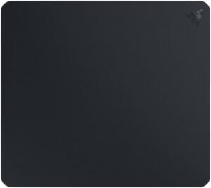 Razer Atlas Tempered Glass Mouse Mat, 450 x 400 x 5mm Dimension, CNC-Milled with Rounded Edge, Anti-Slip Rubber Base, Black