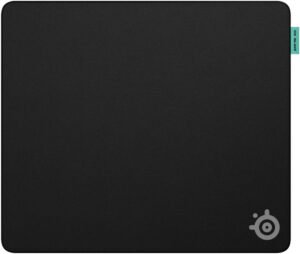 SteelSeries QcK Performance - Balance Mouse Pad, Low-Profile Stitched Edges, Non-Slip Neoprene Rubber Base, High-Grade Neoprene Foam, Large Size (490mm x 420mm x 3.5mm), Black