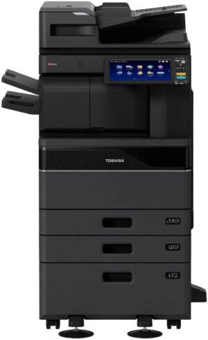 Toshiba e-STUDIO4528A Monochrome Printer, A4 45 PPM / A3 25 PPM Print & Copy Speed, 10.1" Multi-Touch Color Panel, 600 DPI x 600 DPI Resolution, 5200 Max Paper Capacity, Black