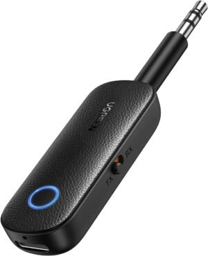UGREEN CM403 Bluetooth 5.0, 2-in-1 Transmitter And Receiver, Powerful And Crystal-clear Sound, Up To 8 Hours Of Battery Life