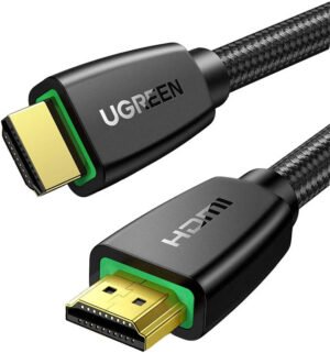 UGREEN HDMI Cable 4K HDMI 2.0 18Gbps High-Speed 4K@60Hz HDMI to HDMI Video Wire, Compatible with MacBook Pro UHD TV Nintendo Switch Xbox / PS5/4 PC Laptop, 2M, Black