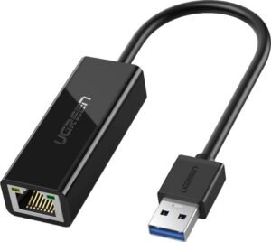UGreen USB 3.0 to RJ45 Gigabit Ethernet Adapter Black