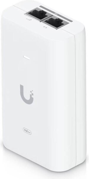 Ubiquiti 10G PoE++ Adapter 60W 802.3bt 54V DC Multi-Gigabit RJ45 Injector Surge ESD Overcurrent Protection 100-240V AC