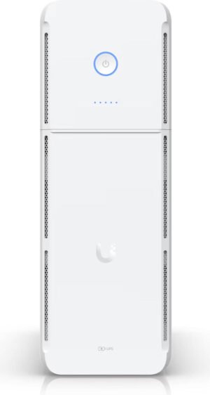 Ubiquiti UniFi UPS Uninterruptible Power Supply Tower, 1 kVA/600 W Power, Hot-Swappable Battery, 10 AC Outlets (5 Battery Backup + 5 Surge), Ethernet Monitoring & Graceful Shutdown Support